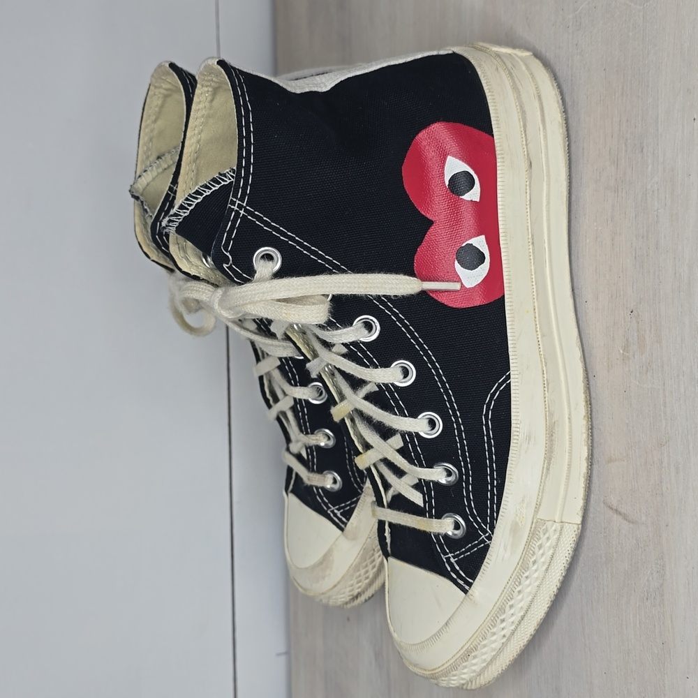 Converse x PLAY Comme des Garçons Chuck Taylor 70 Unisex Size Men 6 Women 8 - Picture 3 of 10